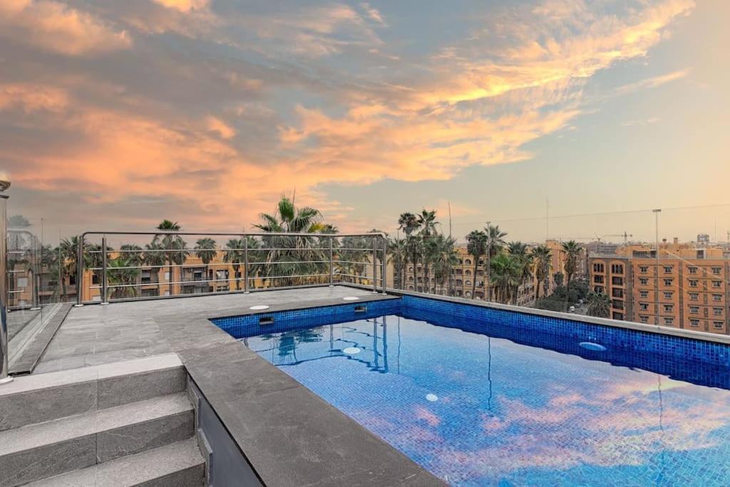Appartement Cosy Au Coeur De Marrakech Avec Piscine Marraquexe Exterior foto